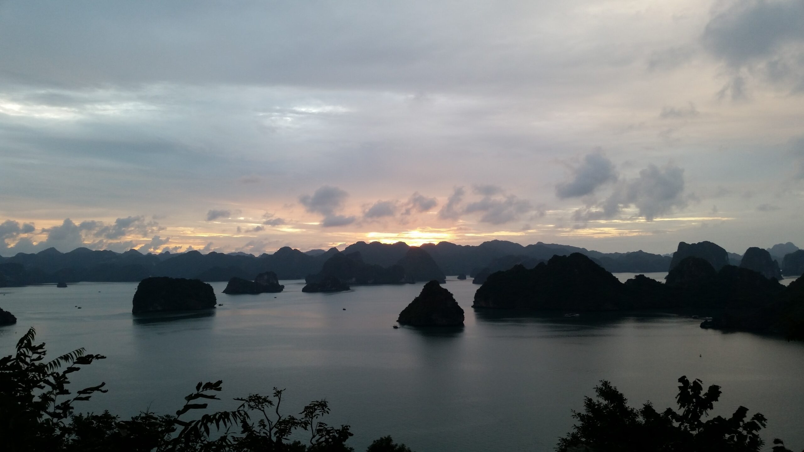 Ha Long Bay, by sunset, Vietnam